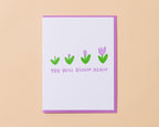Bloom Again Sympathy Letterpress Card