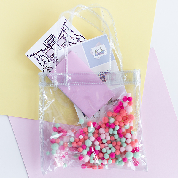 Load image into Gallery viewer, Itty Bitty Tote Pom Poms (great for valentines)
