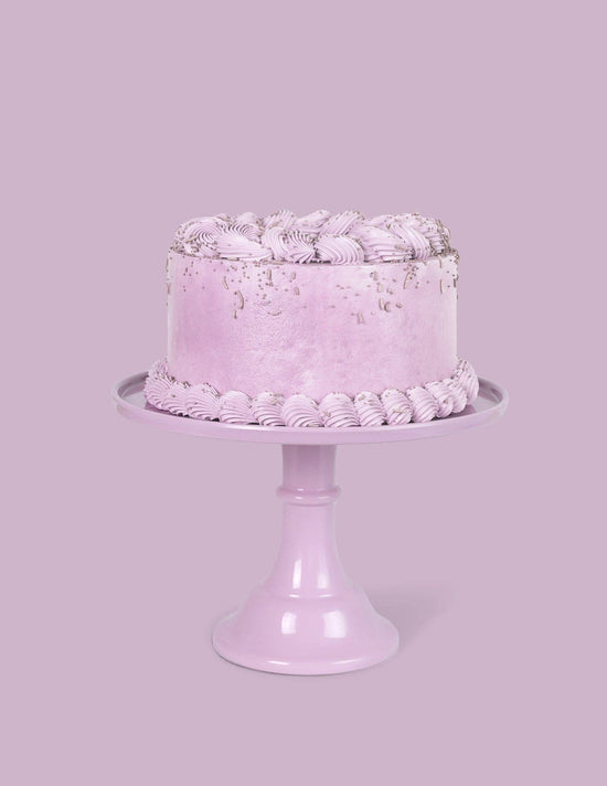 Load image into Gallery viewer, Melamine Cake Stand Large- Lilac Purple 11.5 inch
