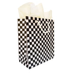 Black Checker Gift Bag