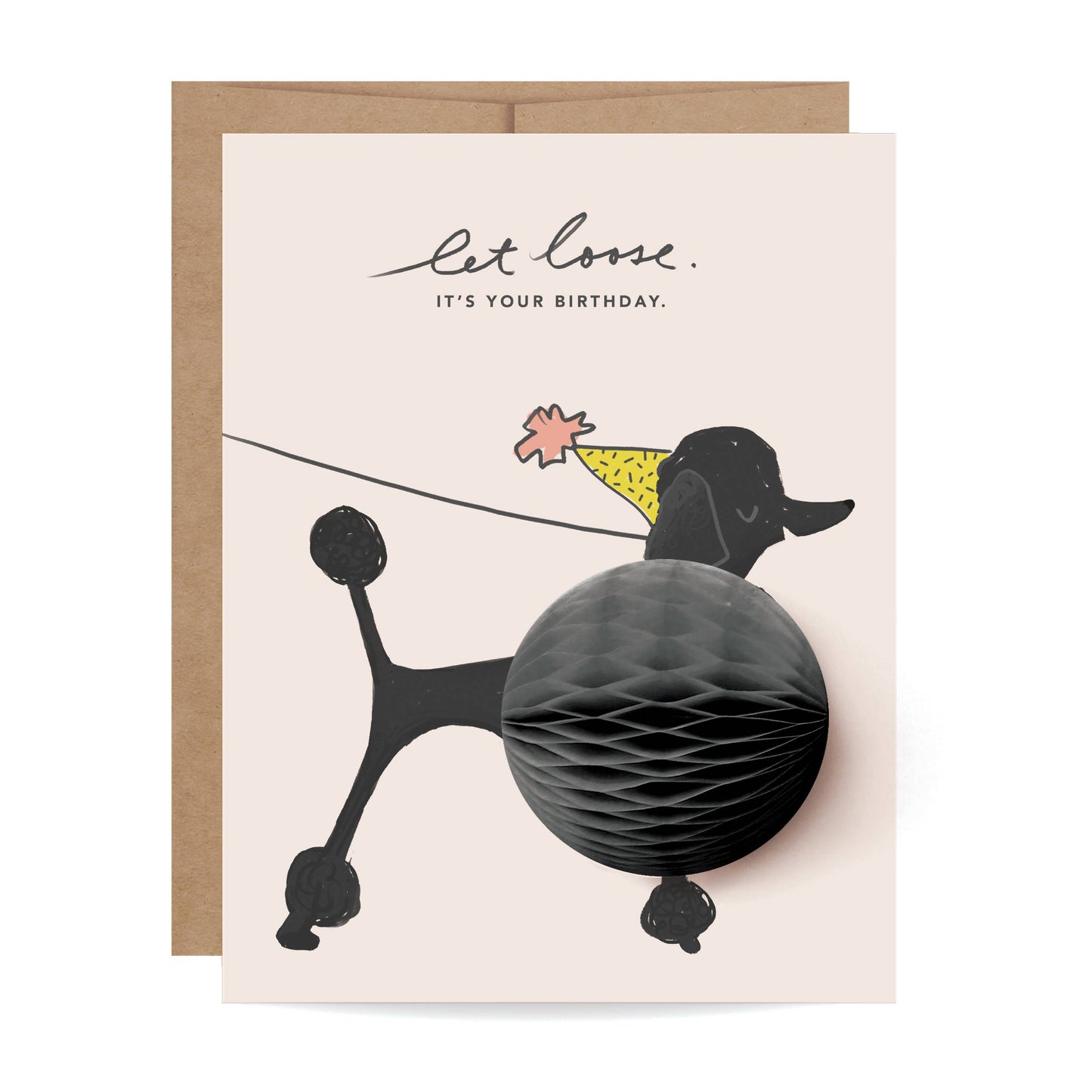 Pop-up Poodle - Birthday Card