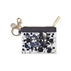 Confetti Keychain Wallet - Black