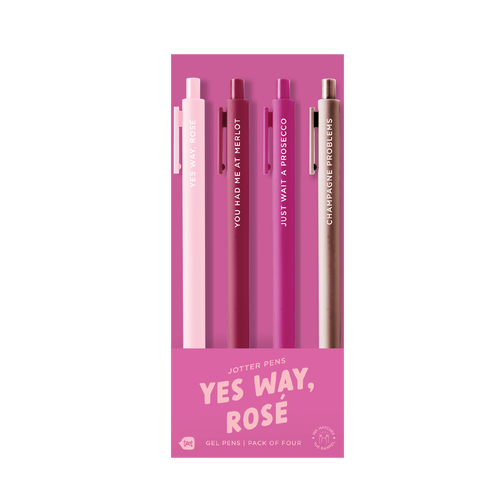 Jotter Sets - 4 Pack - Yes Way Rosé
