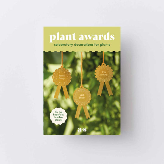 Brass Plant Awards Set - Least Fussy, Still Alive, I’m Trying