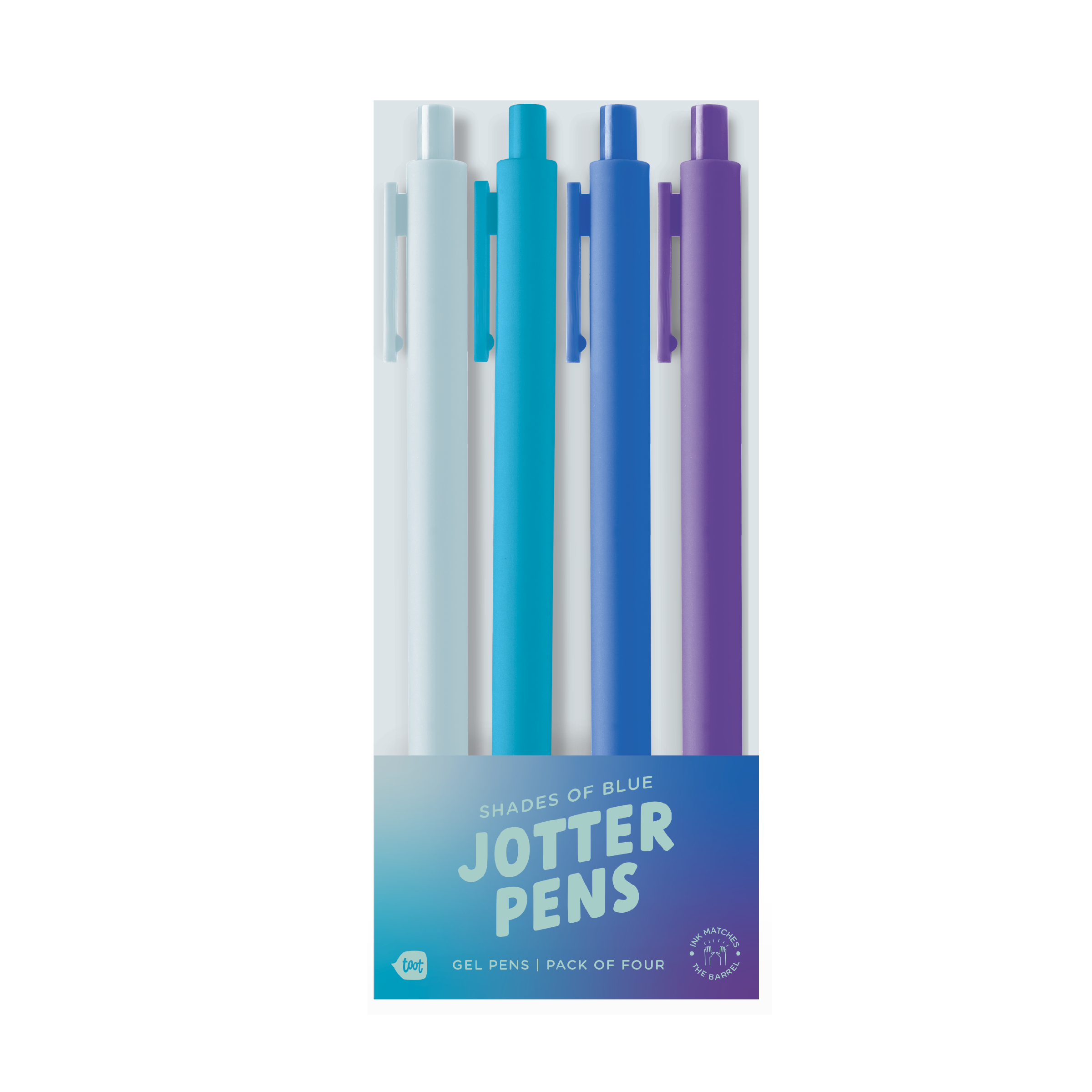 Gradient Jotter Sets 4 Pack: Shades of