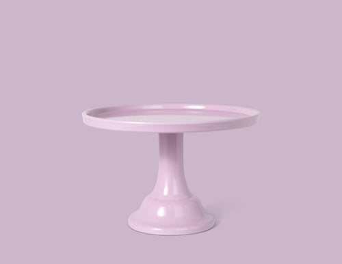 Melamine Cake Stand - Small Lilac Purple