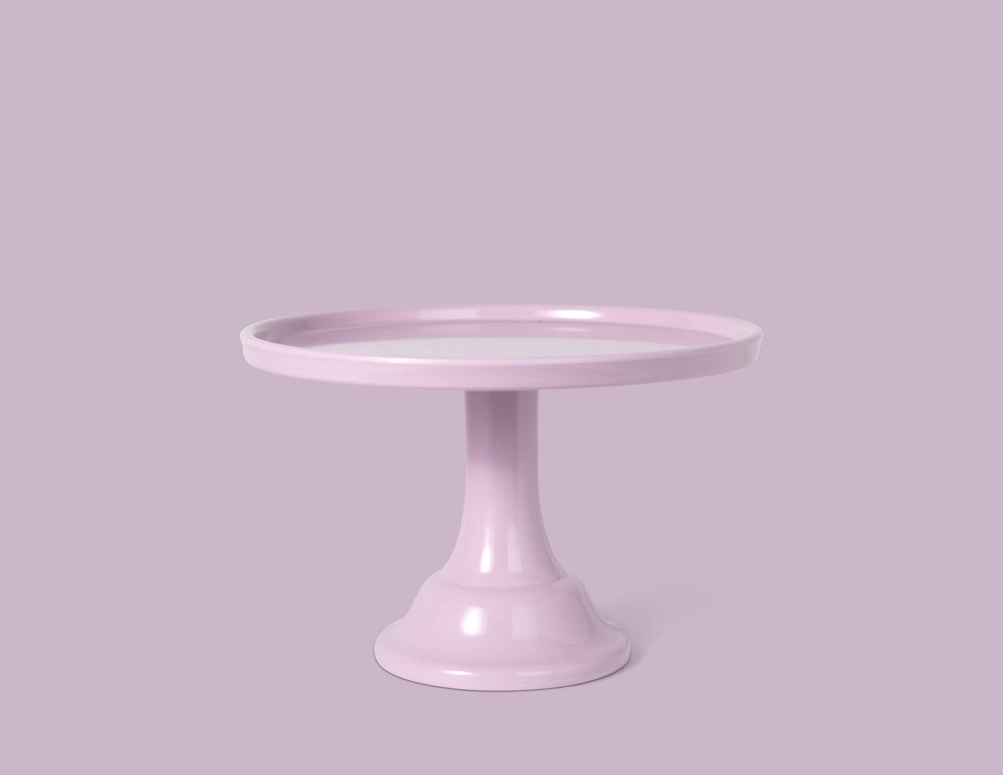 Melamine Cake Stand - Small Lilac Purple