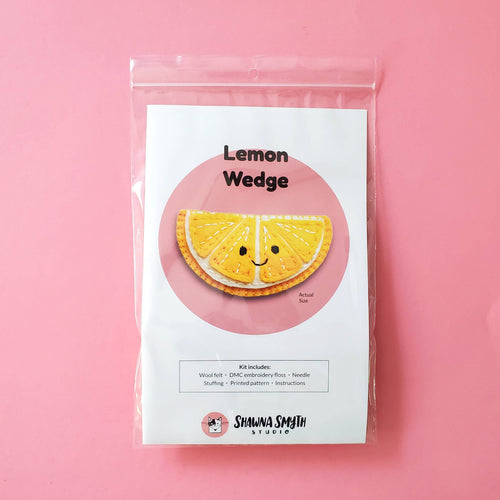 Lemon Wedge DIY Felt Kit