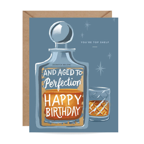 Scratch-off Aged to Perfection Birthday Card