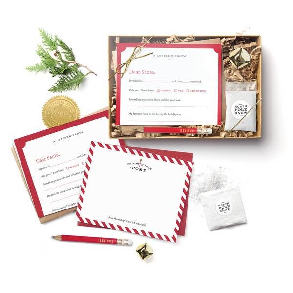 Santa Letter Kit - Holiday / Kid Gift