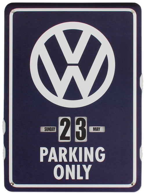 VW PARKING ONLY Perpetual Calendar