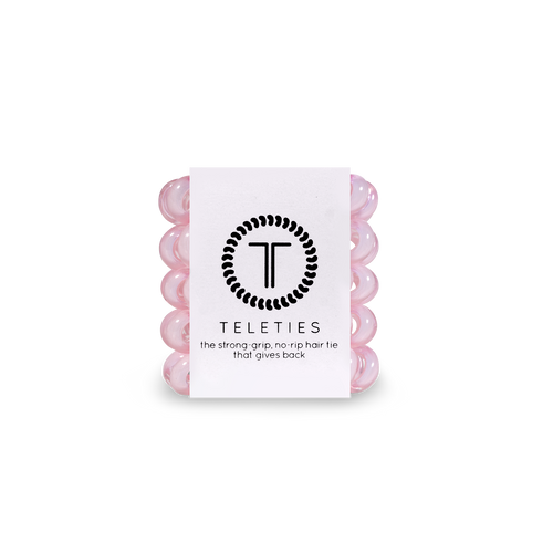 tinyTELE Hair Ties - Rose Water Pink